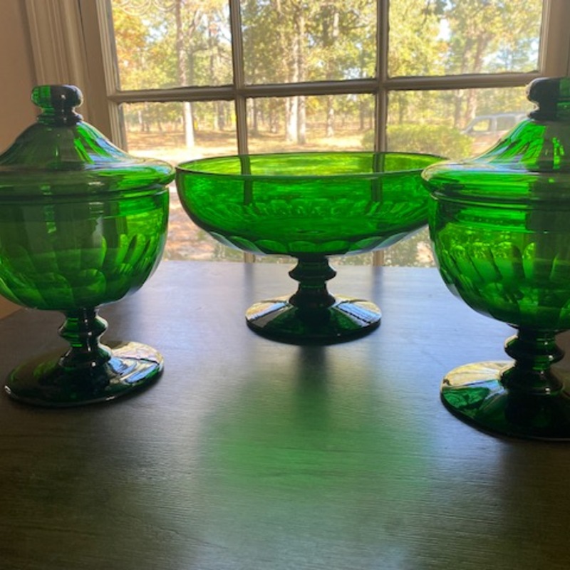 Set of Green Bowls