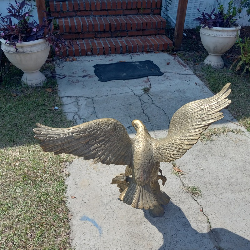 I have a vintage brass eagle for sale from the 1940 to the 1960s is the air I believe