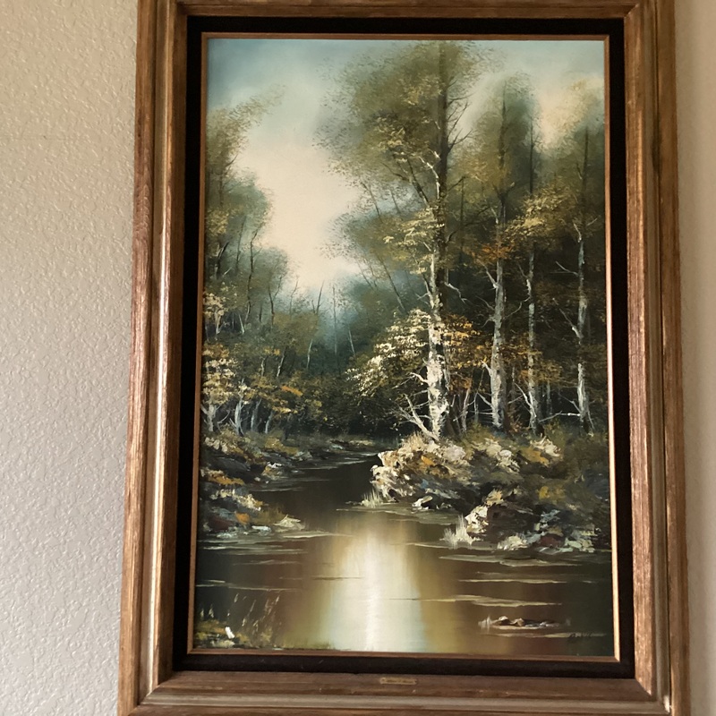 Albert Purvis original landscape paintings 
