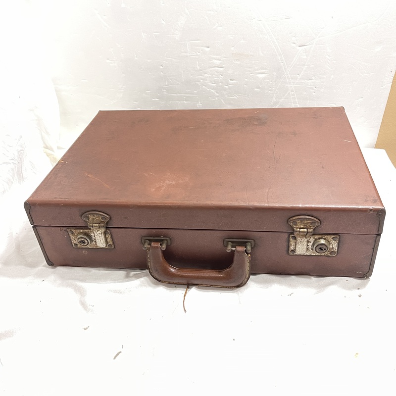 Leather craft briefcase 