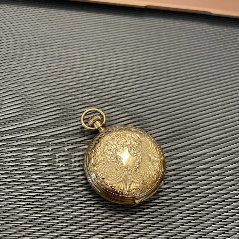 1896 Longines 24KT Gold Pocket Watch